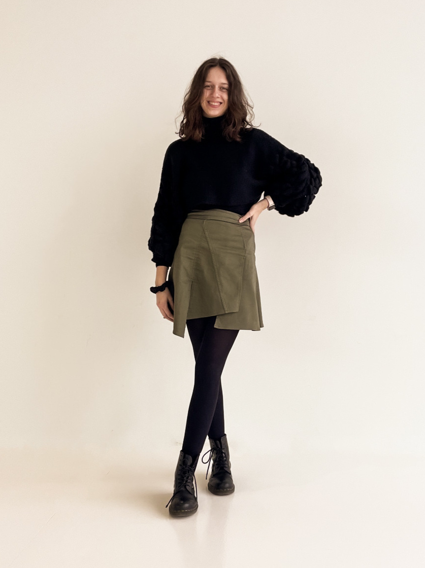 Rankų darbo sijonas