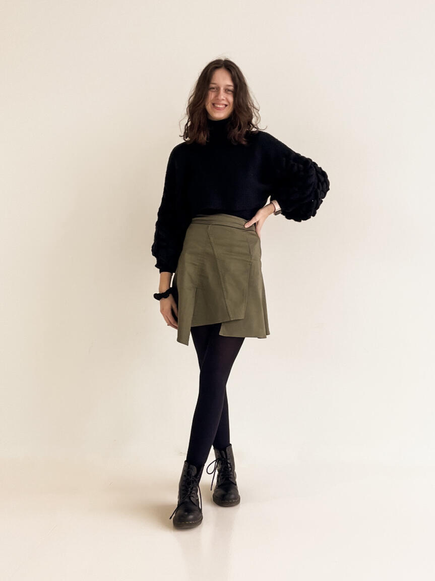 Rankų darbo sijonas